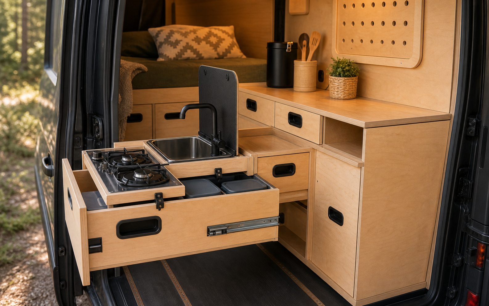 Module cuisine van